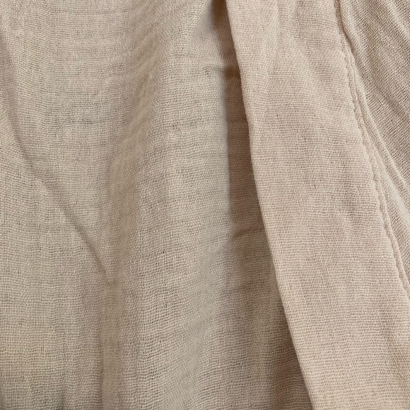 NWT BETUSLINE beige Crossover cotton blend woman’s robe size 2 XL - Picture 8 of 13